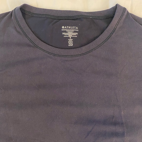 Athleta Short Sleeve Top in Dark Gray - Picture 3 of 4